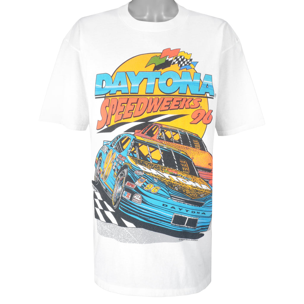 NASCAR (Gildan) - Daytona International Speedway T-Shirt 1996 X-Large Vintage Retro