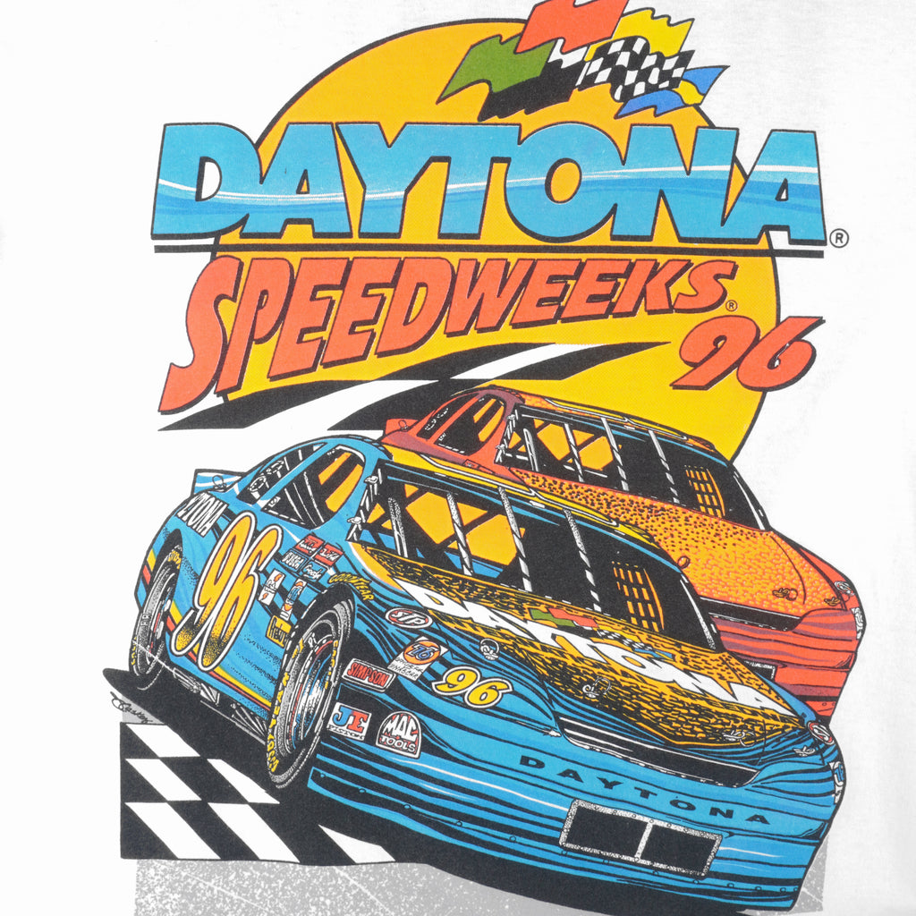 NASCAR (Gildan) - Daytona International Speedway T-Shirt 1996 X-Large Vintage Retro