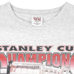 NHL (Try) - Detroit Red Wings Stanley Cup Champions T-Shirt 1997 Large Vintage Retro Hockey
