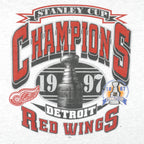 NHL (Gildan) - Detroit Red Wings Stanley Cup Champions T-Shirt 1997 X-Large Vintage Retro Hockey