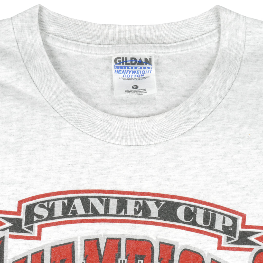 NHL (Gildan) - Detroit Red Wings Stanley Cup Champions T-Shirt 1997 X-Large Vintage Retro Hockey