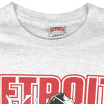 NHL (Nutmeg) - Detroit Red Wings Breakout Single Stitch T-Shirt 1994 Large Vintage Retro Hockey