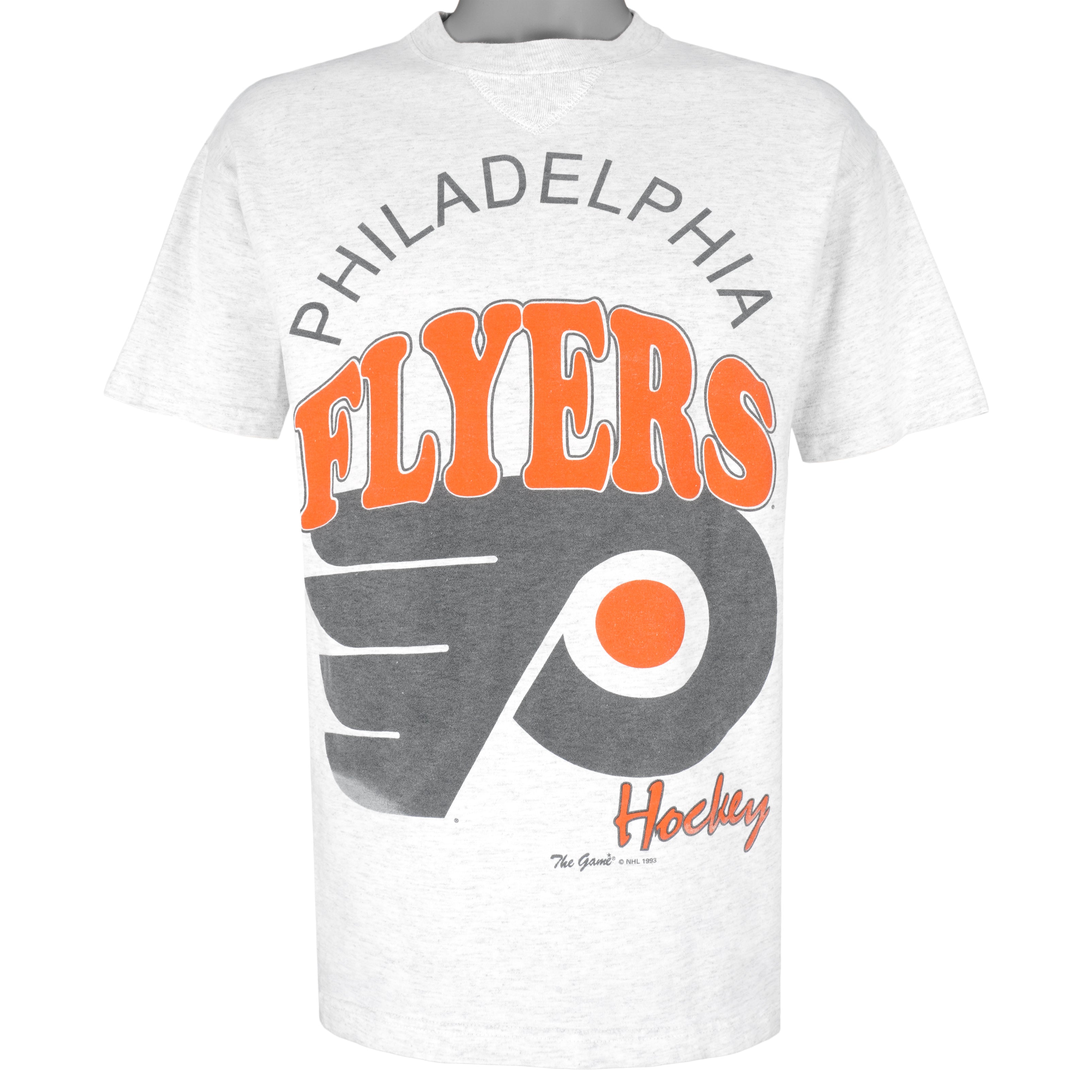 NHL (The Game) - Philadelphia Flyers T-Shirt 1993 Large Vintage Retro Hockey
