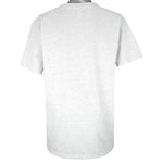 NHL (Logo 7) - Grey San Jose Sharks Single Stitch T-Shirt 1991 X-Large Vintage Retro Football