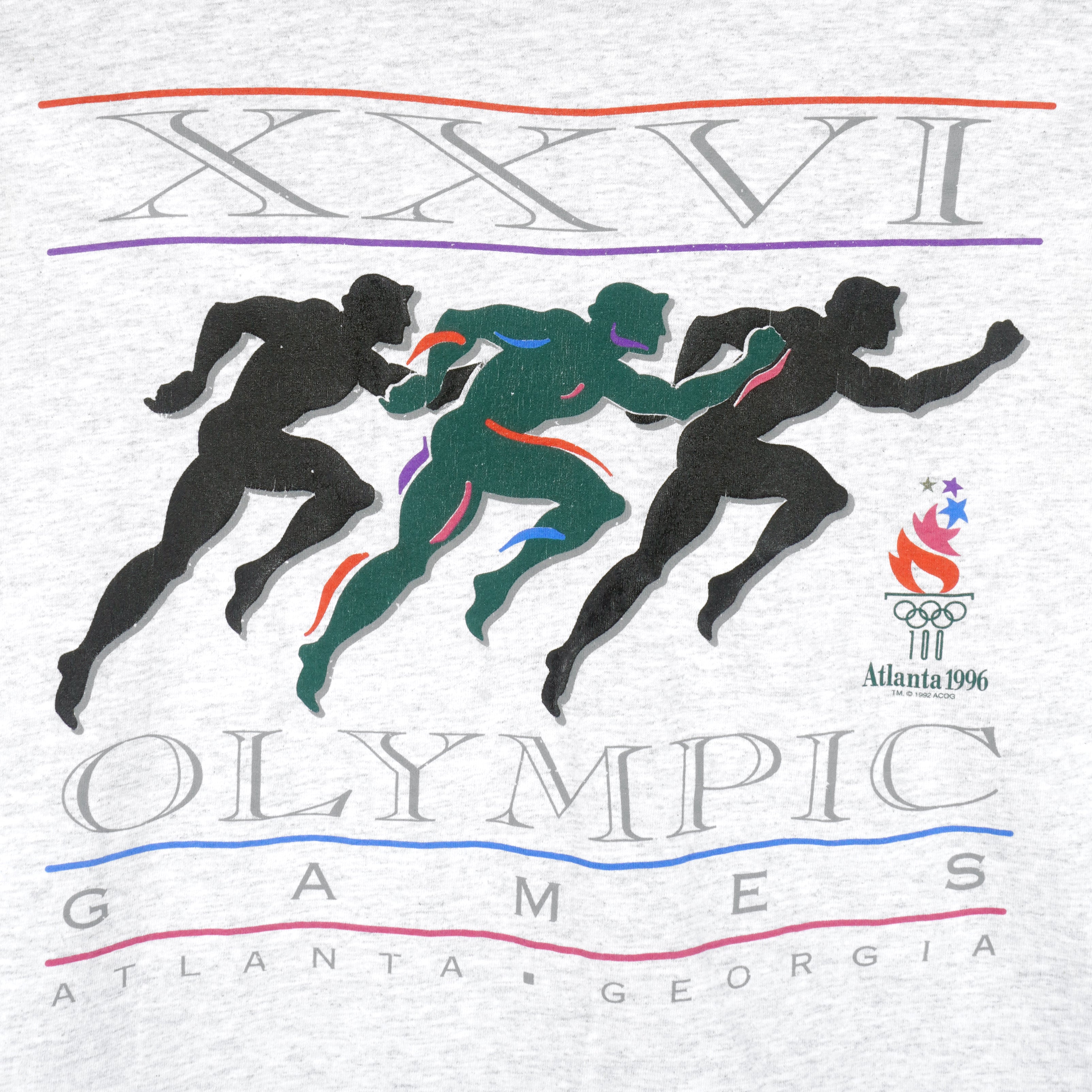 Vintage (Hanes) - Atlanta Olympic Single Stitch T-Shirt 1992 X-Large Vintage Retro