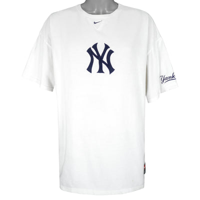 Nike - New York Yankees Big Logo T-Shirt 1990s XX-Large
