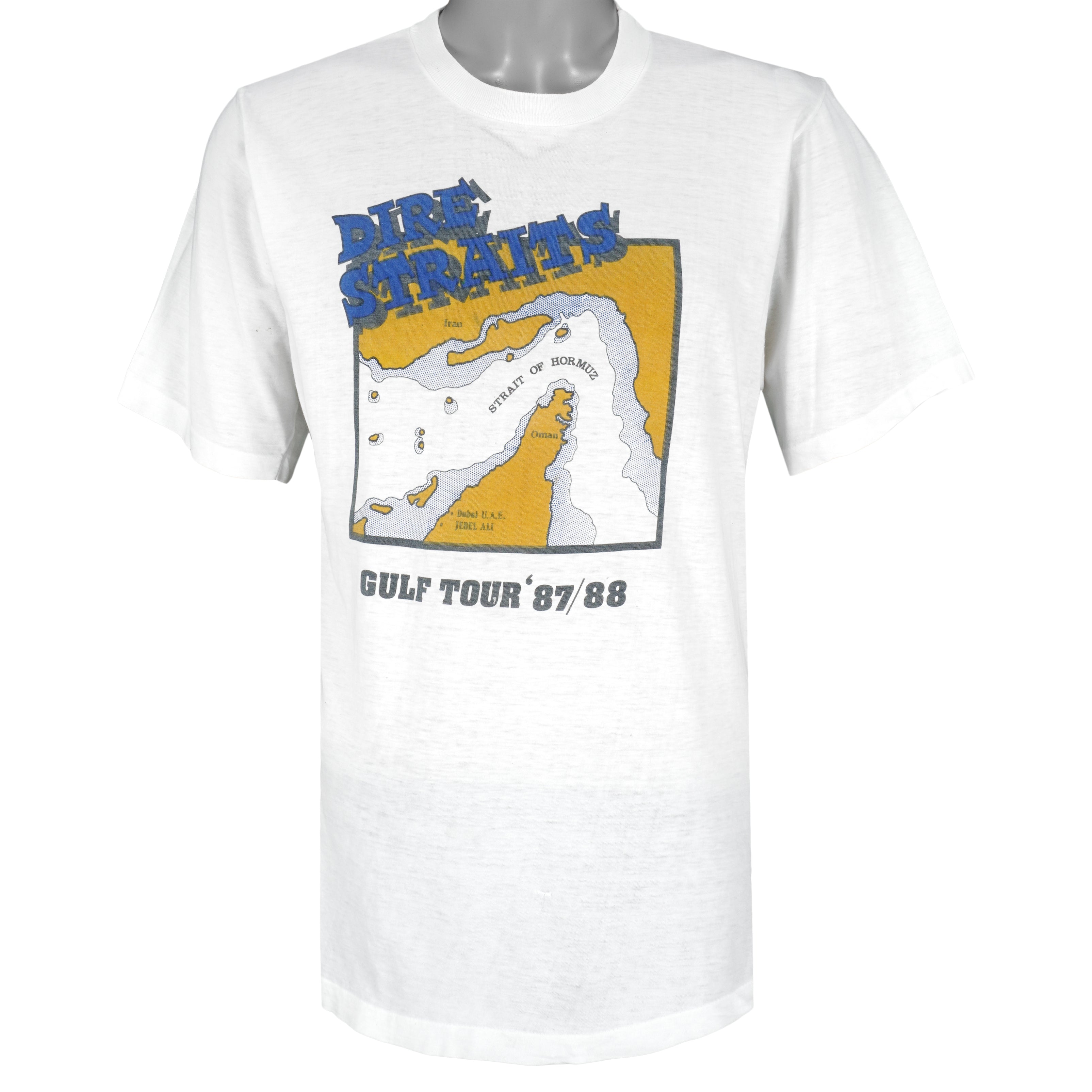Vintage (Anvil) - Dire Straits Gulf Tour T-Shirt 1988 X-Large Vintage Retro
