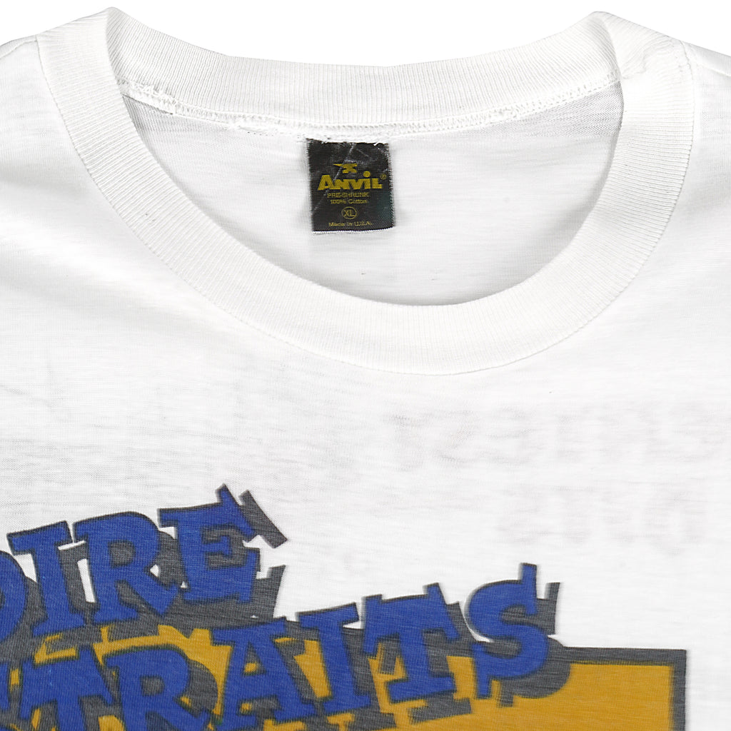 Vintage (Anvil) - Dire Straits Gulf Tour T-Shirt 1988 X-Large Vintage Retro