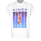 Vintage (Hanes) - San Francisco 49ers Niner Basketball Program Magazine Single Stitch T-Shirt 1990s X-Large Vintage Retro Basketball