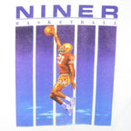 Vintage (Hanes) - San Francisco 49ers Niner Basketball Program Magazine Single Stitch T-Shirt 1990s X-Large Vintage Retro Basketball