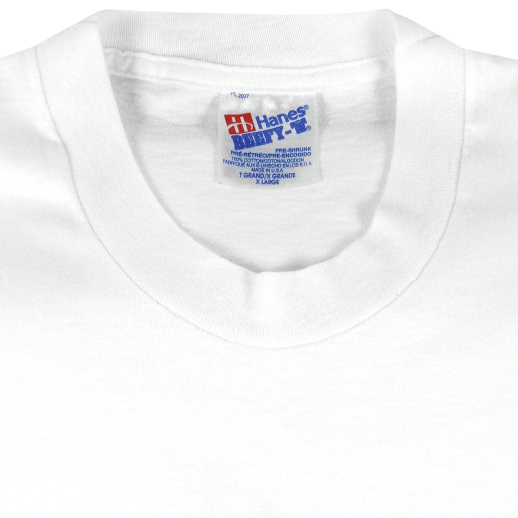 Vintage (Hanes) - San Francisco 49ers Niner Basketball Program Magazine Single Stitch T-Shirt 1990s X-Large Vintage Retro Basketball