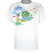 Lacoste - White Golf Single Stitch T-Shirt 1990s X-Large Vintage Retro