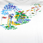 Lacoste - White Golf Single Stitch T-Shirt 1990s X-Large Vintage Retro