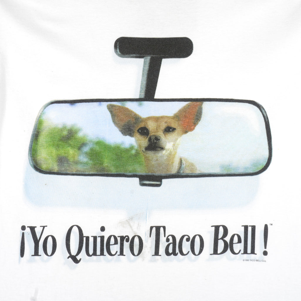Vintage (Anvil) - Yo Quiero Taco Bell T-Shirt 1996 X-Large Vintage Retro