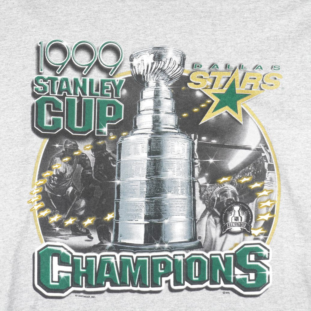 NHL (Lee) - Dallas Stars Stanley Cup Champions T-Shirt 1999 X-Large Vintage Retro Hockey