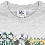 NHL (Lee) - Dallas Stars Stanley Cup Champions T-Shirt 1999 X-Large Vintage Retro Hockey