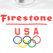 Vintage (Miller) - Firestone USA Olympics Single Stitch T-Shirt 1990s X-Large Vintage Retro