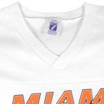 NFL (Logo 7) - Miami Dolphins Football Jersey 1990s Medium Vintage Retro Football