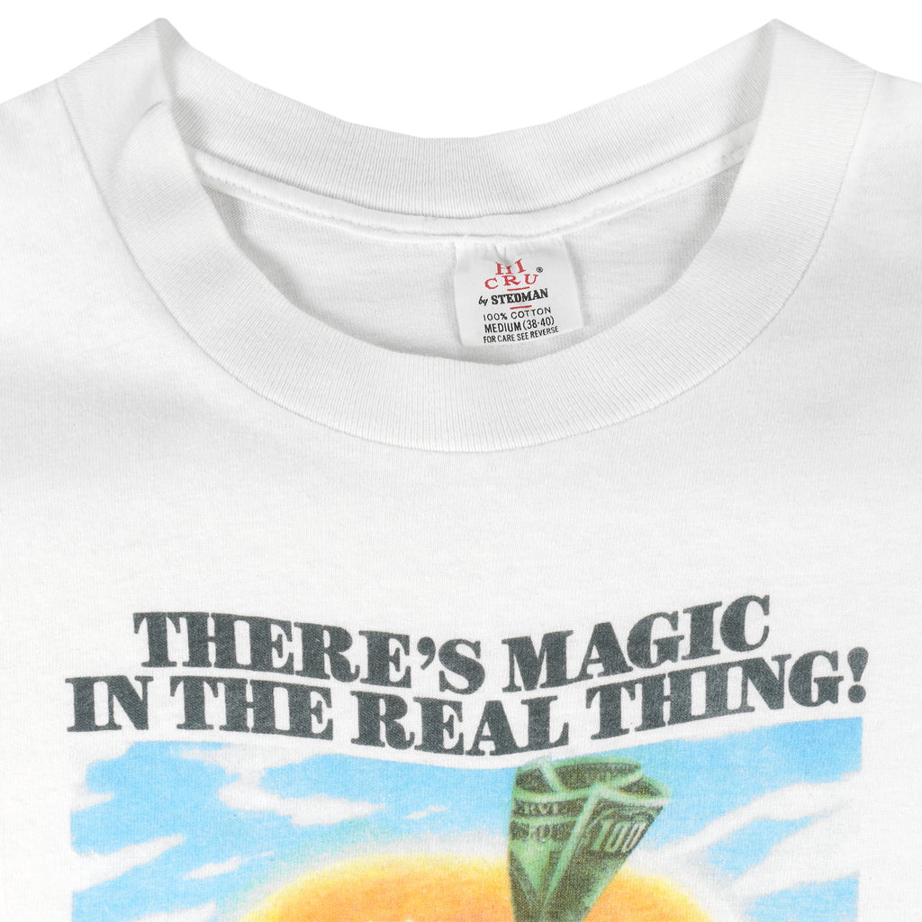 Vintage - Coca-Cola There's Magic In The Real Thing T-Shirt 1990s Medium Vintage Retro