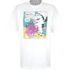 Vintage (Oneita) - Cow Bicth Single Stitch T-Shirt 1990s Large Vintage Retro