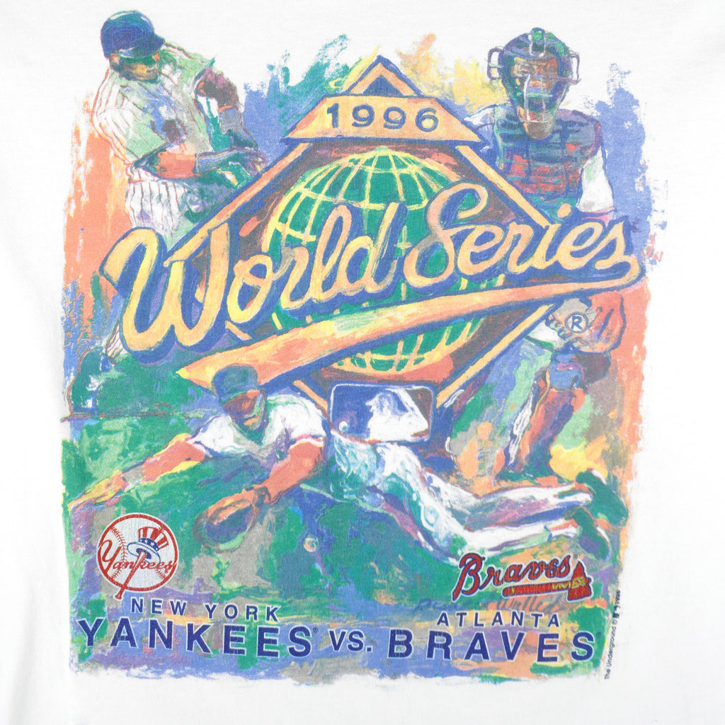 MLB - New York Yankees VS Braves World Series T-Shirt 1996 X-Large Vintage Retro Baseball