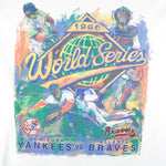 MLB - New York Yankees VS Braves World Series T-Shirt 1996 X-Large Vintage Retro Baseball