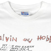 Vintage (Hanes) - Calvin Pnp Hobble Single Stitch T-Shirt 1990s Large Vintage Retro