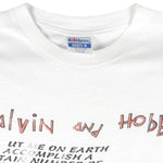Vintage (Hanes) - Calvin Pnp Hobble Single Stitch T-Shirt 1990s Large Vintage Retro