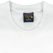 MLB (Soffe's Choice) - New York Yankees X Looney Tunes T-Shirt 1990s Medium Vintage Retro Baseball