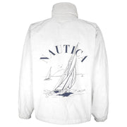 Nautica - Red Zip-Up Reversible Jacket 1990s Large Vintage Retro