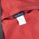 Nautica - Red Zip-Up Reversible Jacket 1990s Large Vintage Retro