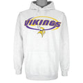 NFL (Dynasty) - Minnesota Vikings Hooded Sweatshirt 1990s Large Vintage Retro Football