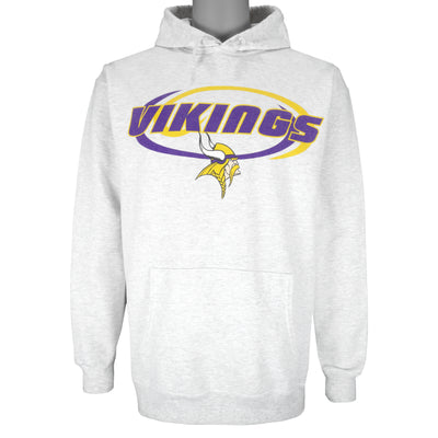 NFL (Dynasty) - Minnesota Vikings Hooded Sweatshirt 1990s Large
