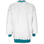 NFL (The Game) - Miami Dolphins Embroidered Crew Neck Sweatshirt 1990s X-Large Vintage Retro Football