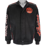 NASCAR - Mac Tools Zip-Up Racing Jacket 1990s Medium Vintage Retro