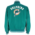 NFL - Miami Dolphins Zip-Up Reversible Jacket 1990s X-Large Vintage Retro Football