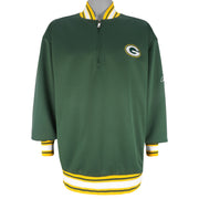 Reebok - Green Bay Packers Pullover Track Jacket 2000s X-Large Vintage Retro Football