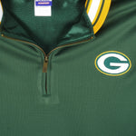 Reebok - Green Bay Packers Pullover Track Jacket 2000s X-Large Vintage Retro Football