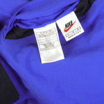 Nike - Blue with Black Zip-Up Reversible Windbreaker Large Vintage Retro