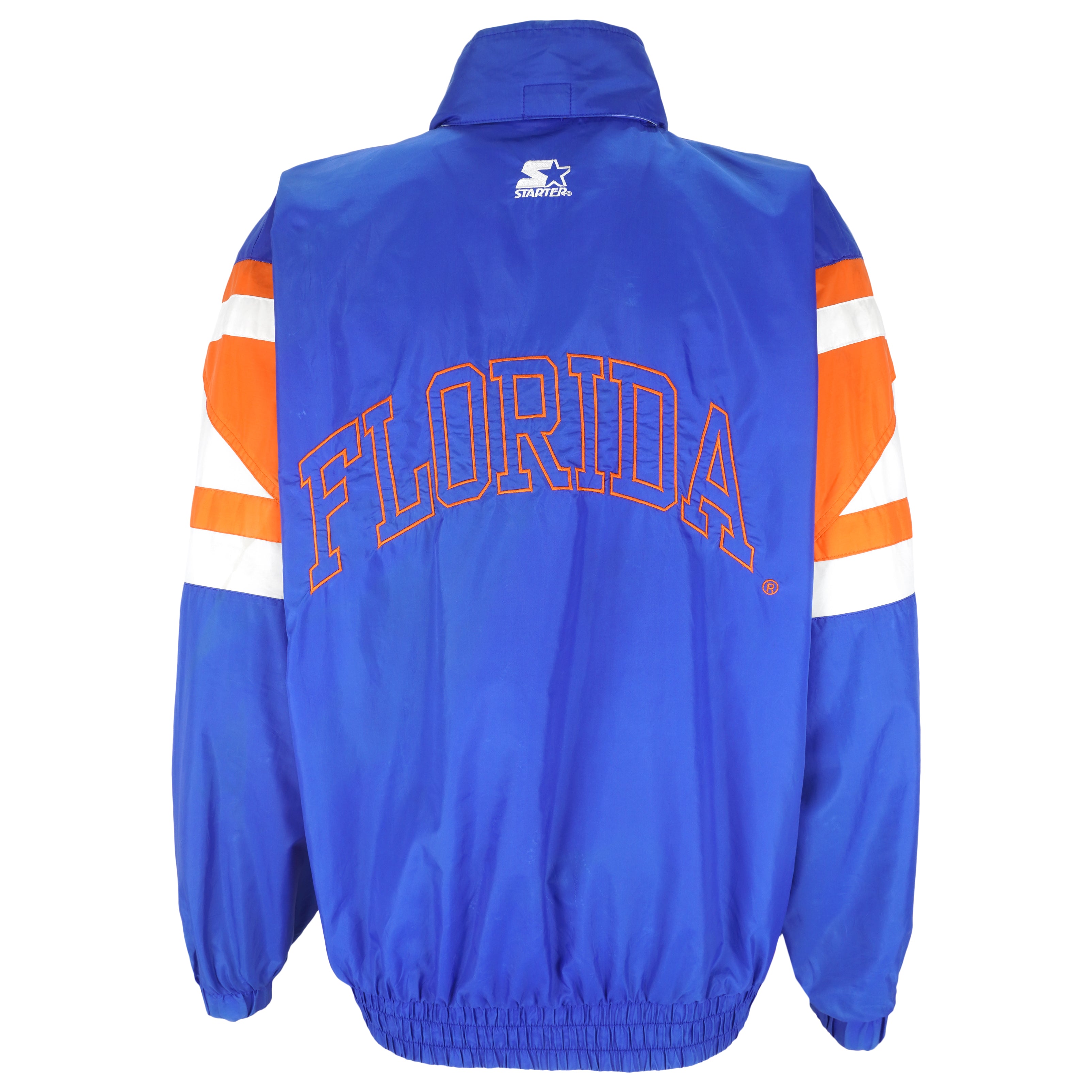 Starter - Florida Gators Zip -Up Embroidered Windbreaker 1990s Large Vintage Retro College