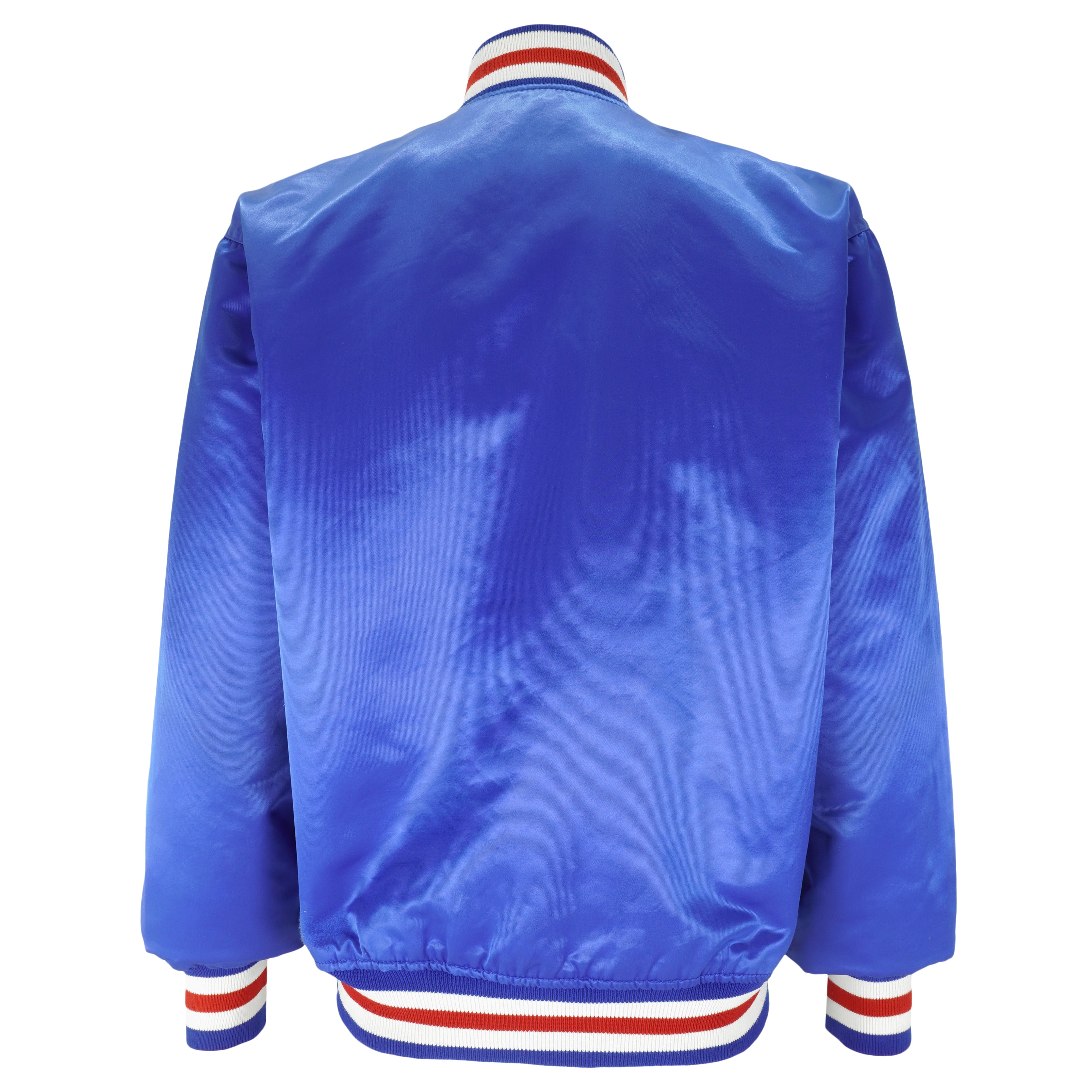 Starter - Chicago Cubs Button-Up Satin Jacket 1980s Large Vintage Retro Baseball