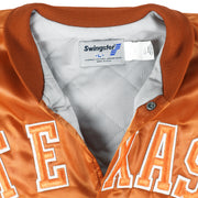 NCAA (Swingster) - Texas University Satin Jacket 1990s Large Vintage Retro Football College