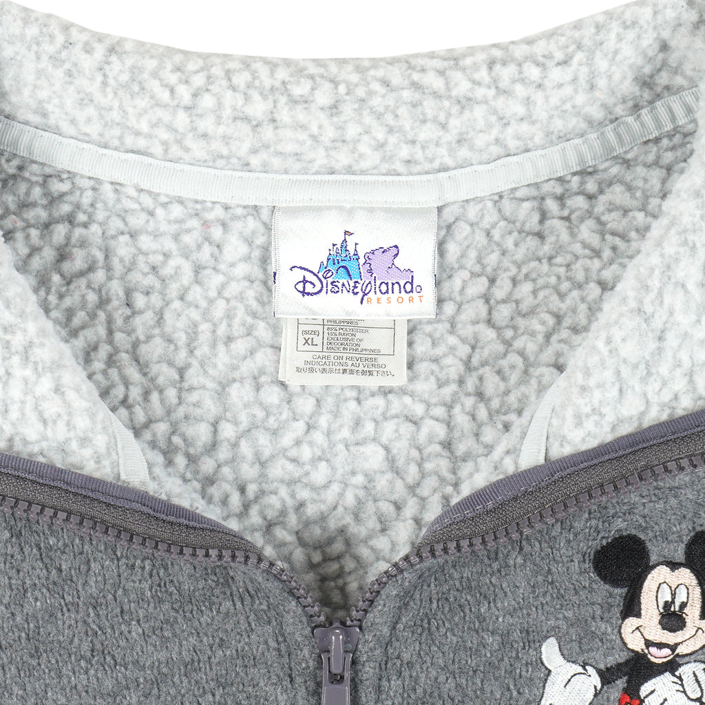 Disney - Mickey Mouse & Minnie Embroidered Zip-Up Jacket 1990s X-Large Vintage Retro