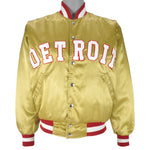 Vintage (American Teams) - Detroit Satin Bomber Jacket 1990 Medium
