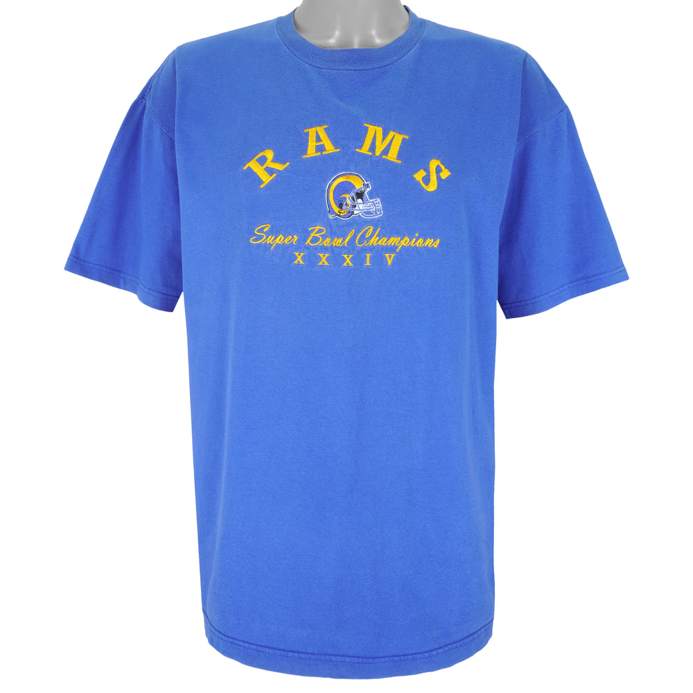NFL - St. Louis Rams Super Bowl Champions 34th T-Shirt 2000s X-Large Vintage Retro Football