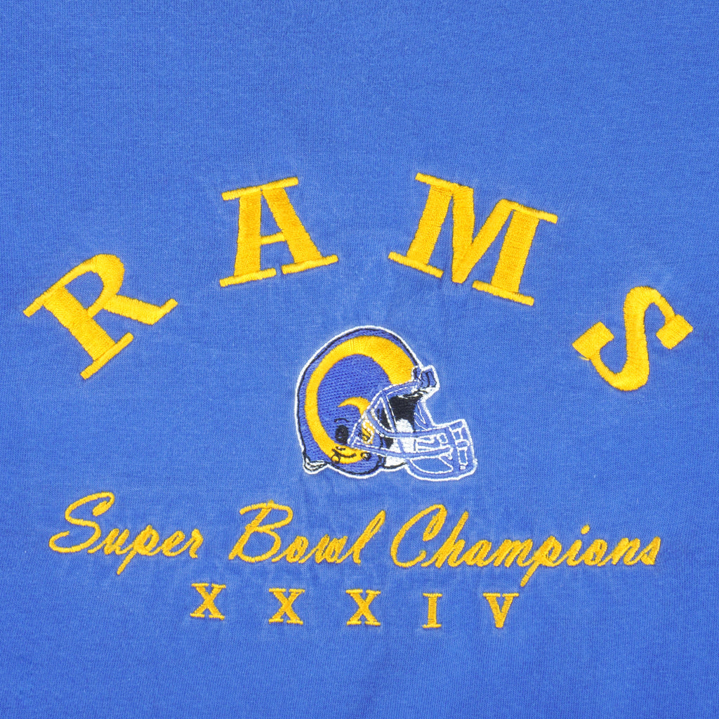 NFL - St. Louis Rams Super Bowl Champions 34th T-Shirt 2000s X-Large Vintage Retro Football