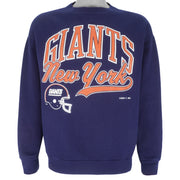 NFL (Logo 7) - New York Giants Crew Neck Sweatshirt 1990s X-Large Vintage Retro Football
