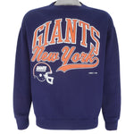 NFL (Logo 7) - New York Giants Crew Neck Sweatshirt 1990s X-Large Vintage Retro Football