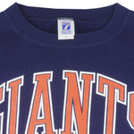 NFL (Logo 7) - New York Giants Crew Neck Sweatshirt 1990s X-Large Vintage Retro Football