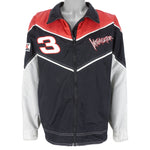 NASCAR (Nutmeg) - Dale Earnhardt Intimidator Embroidered Jacket 1990s Large Vintage Retro